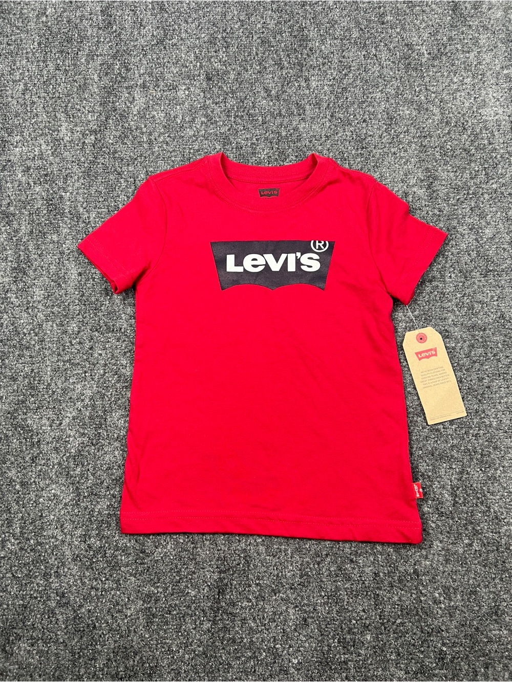 Levi's Bright Red Logo Crewneck Tee